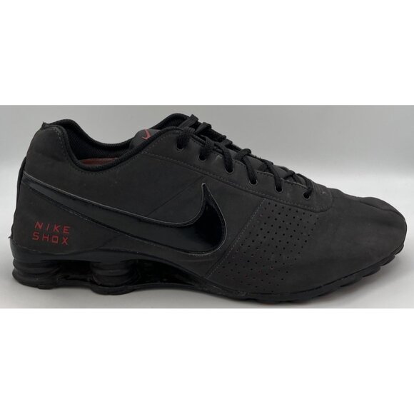 Nike Shox Deliver 2012 Men\'s Size 13 Running Shoes 317547-066 Black/Gray/Red
